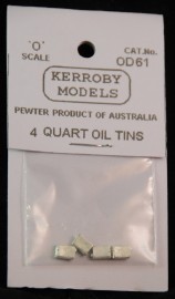 Quart Oil Tin